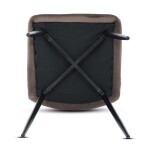 Jídelní židle, hnědá, sametová látka, CT-281 BR4