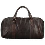 Trendy kožená cestovní taška GW Absolon, tmavě hnědá