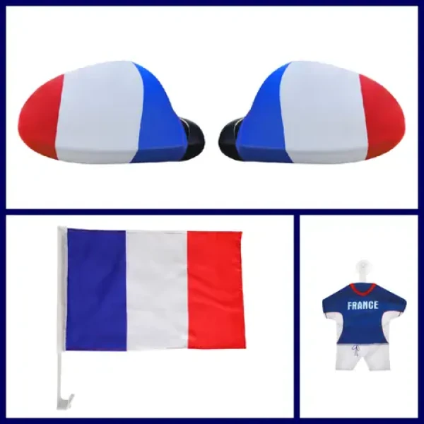 SPORTTEAM Fan sada Francie 001 Car Pack (4891223114980)
