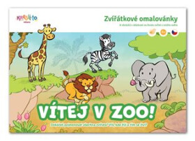 Vítej ZOO Zvířátkové omalovánky