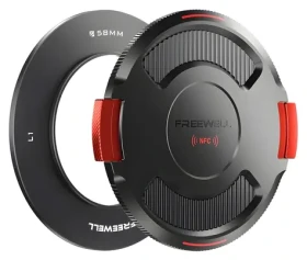 Freewell Real Locking 58 mm / Základní kroužek / s krytkou NFC / hliník (FW-L1-BL58)
