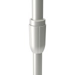 Teleskopický rám pro závěsy a dělení prostoru Umbra ANYWHERE - stříbrný