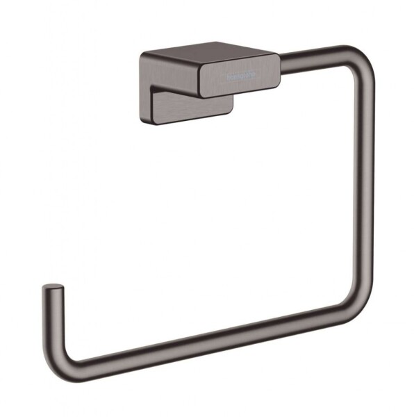 HANSGROHE - AddStoris Držák na ručník, kartáčovaný černý chrom 41754340