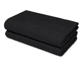 Osuška Miami 70x140 cm, černá