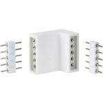 Paulmann 70615 Rohový konektor plast (d x š x v) 1.7 x 1.6 x 1.2 cm 4 ks
