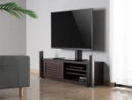 Equip černá / Stolní stojan pro TV / 32"-55" / nosnost 40 kg / VESA 400x400 (650611)
