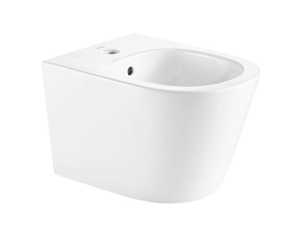 Kielle - Nefia Závěsný bidet, s přepadem, s otvorem pro baterii, bílá 30327000