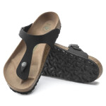 Birkenstock Gizeh Birko-Flor women's Narrow Black žabky pro úzkou nohu vegan black (1020487) dámské 41