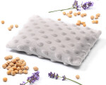 BabyOno nahřívací/chladicí polštářek s třešňovými peckami a levandulí barva: šedý