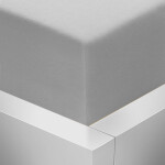 Stanex Jersey napínací prostěradlo s lycrou - světle šedé ROZMĚR: (š/d/v) 160 x 200 x 20 cm, Barva: SVĚTLE ŠEDÉ