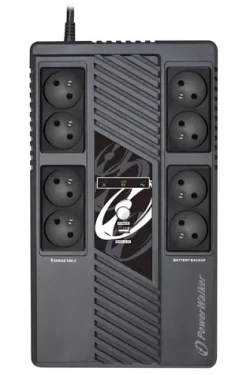 PowerWalker VI 600 MS FR / záložní zdroj UPS / 600 VA / 360 W / 8x CEE 7/5 (Type E) (VI 600 MS FR)