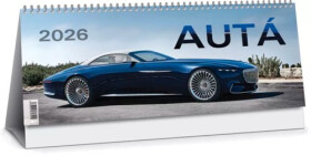 Autá 2026 - stolový kalendár