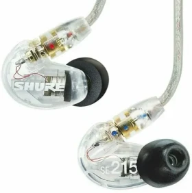 Shure SE215-CL-EFS transparetní / Sluchátka do uší / studio / 3.5 mm / kabel 1.62 m (SE215-CL-EFS)