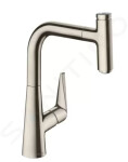 HANSGROHE - Talis Select M51 Dřezová baterie M5115-H220 s výsuvnou sprškou, sBOX, vzhled nerezu 73852800