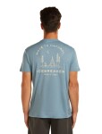 Pánské merino triko s krátkým rukávem ICEBREAKER Mens 150 Tech Lite SS Tee Peaceful Pass, Flint Blue velikost: M