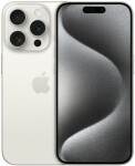 Apple iPhone 15 Pro 512GB Titanová bílá / EU distribuce / 6.1" / 512GB / iOS17 (MTV83)