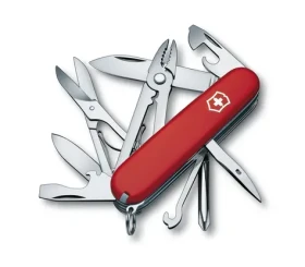 VICTORINOX DELUXE TINKER červená / Kapesní nůž / Ocel / Počet funkcí 17 / Délka 91 mm (1.4723)