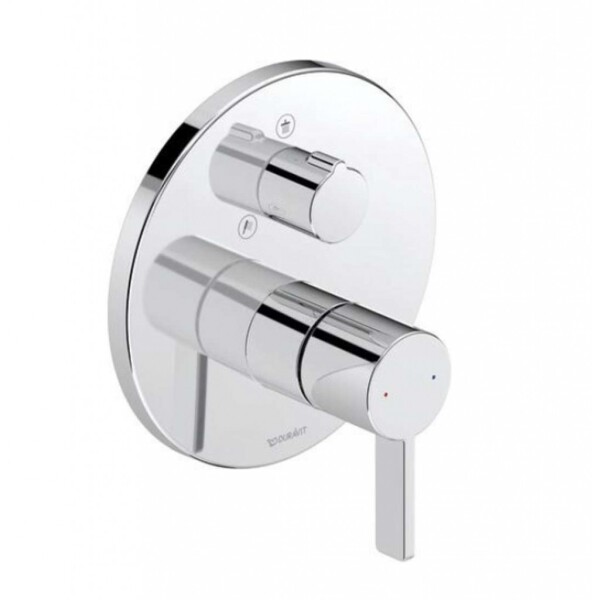 DURAVIT - D-Neo Baterie pod omítku, pro 2 spotřebiče, chrom DE4210012010