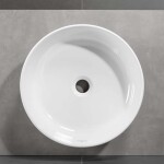 VILLEROY & BOCH - Collaro Umyvadlo na desku, průměr 40 cm, CeramicPlus, alpská bílá 4A1840R1