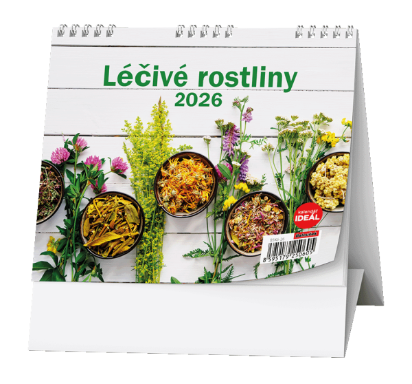 Stolní kalendář 2026 Baloušek IDEÁL - Léčivé rostliny