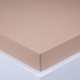 Napínací prostěradlo jersey EXCLUSIVE ořechové 180 x 200 cm