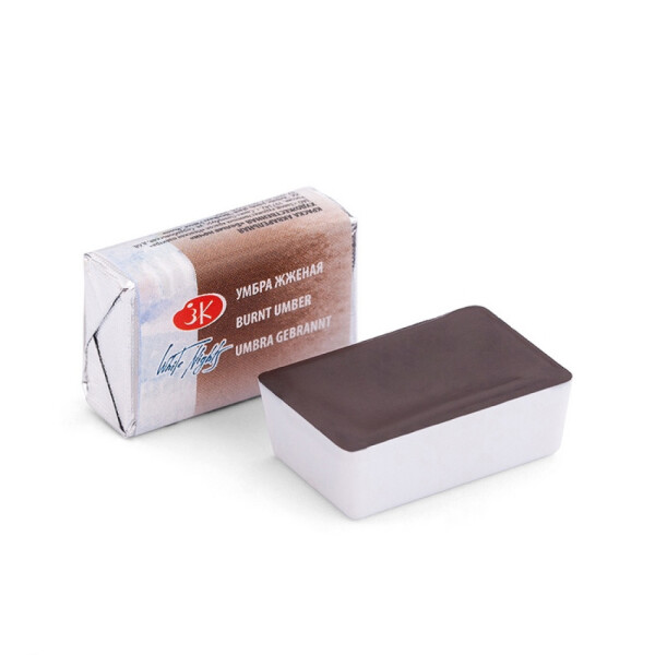 Nevskaya Palitra White Nights akvarelová barva 2,5 ml Burnt Umber 408