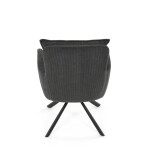 Jídelní židle, šedá, manšestrová látka, HC-X1128 GREY2