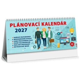 Plánovací kalendár 2027 - stolový kalendár