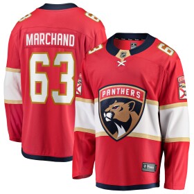 Fanatics Pánský dres Florida Panthers NHL Brad Marchand #63 Home Breakaway Velikost: S