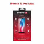 SWISSTEN FULL GLUE COLOR FRAME CASE FRIENDLY sklo pro Apple iPhone 13 Pro Max černá (54501802)