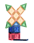 Mamido Cleverclixx Mini Pastel magnetická stavebnice zelená 28 ks