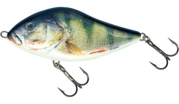Salmo Wobler Slider Floating 10cm - Real Perch,Salmo Wobler Slider Floating 10cm - Real Perch