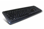 C-TECH KB-102-BL Slim CZ/SK PS/2 černá KB-102-BL