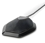 Nedis USB mikrofon / Stolní mikrofon / 360° snímání hlasu / Dotykové ztlumení / USB / Vypínač (MICCU100BK)
