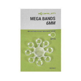 KORUM Kroužek Mega Bands 6mm 8ks (K0310031)