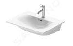 DURAVIT - Viu Umyvadlo 630x490 mm, s přepadem, s otvorem pro baterii, bílá 2344630000