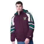 Starter Pánská bunda Anaheim Ducks NHL Vintage Frontier Winterjacke Purple Velikost: L