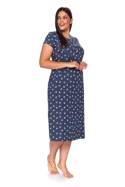 Dámská těhotenská košile 4119 blue plus - Doctornap světle modrá XXL