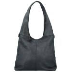 Trendy dámská koženková kabelka na rameno Marlen, tmavě modrá