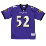 Mitchell & Ness Pánský dres Baltimore Ravens NFL Ray Lewis #52 Throwback Velikost: 2XL