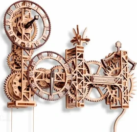 WOODEN CITY 3D puzzle Steampunk nástěnné hodiny 269 dílků