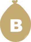 Balónek písmeno B zlaté balonky.cz Balónek písmeno B zlaté balonky.cz