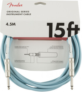 Fender Original Series 15 Instrument Cable Daphne Blue