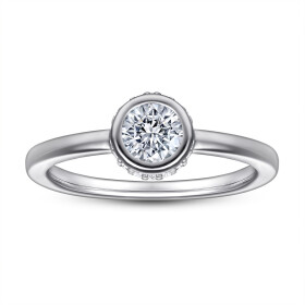 LUNICA Zásnubní stříbrný prstýnek IDA Velikost prstenu: 6 (EU: 51-53) 0601_6