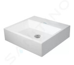 DURAVIT - Vero Air Umyvadlo 500x470 mm, bez přepadu, bez otvoru pro baterii, bílá 2350500070