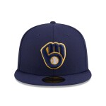 New Era Pánská kšiltovka Milwaukee Brewers MLB 2026 Jackie Robinson Day 59FIFTY Fitted Velikost: 7 1/8