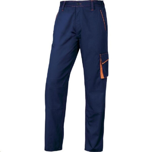 Montérkové kalhoty M6PAN pánské pasové modro-oranžové XS modro-oranžové