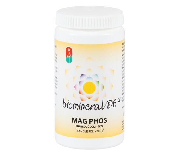 Biomineral MAG PHOS žlutá 180 tablet/90 g tkáňová sůl