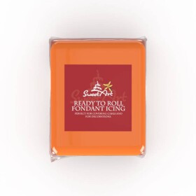 SweetArt potahovací a modelovací hmota vanilková Orange (250 g)