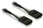 Delock černý / Interní USB kabel / pin header 4-pin samice/samice / 0,4 m (82426)